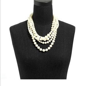 J Crew Multistrand Pearl Necklace - NEW with Tag